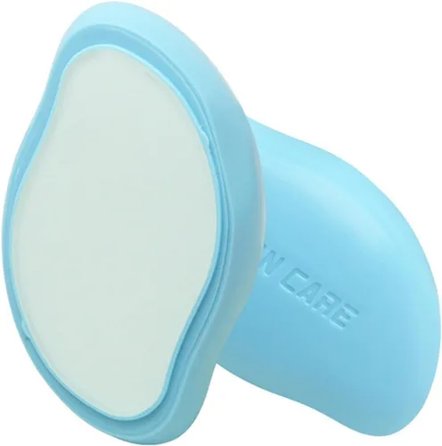 KtEli Removedor de pelo de cristal, borrador de pelo de cristal, borrador mágico para mujeres y hombres, depilación reutilizable, depilación sin Azul