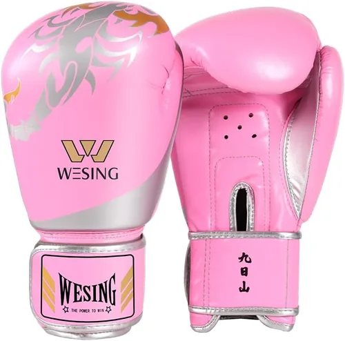 Miniatura 12 de Wesing - Guantes de boxeo para niños y niñas, guantes de boxeo de 6 onzas para niños de 5 a 12 años, guantes de entrenamiento de boxeo para hombres