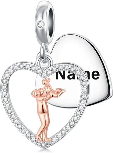 Miniatura 110 de PROESS Dije para padre, madre e hija, pulsera de plata de ley para pulseras, regalos de cumpleaños, día de San Valentín, para hija, madre, amante