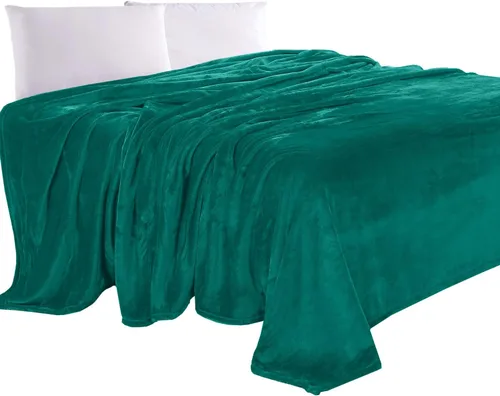 Miniatura 40 de Elegant Comfort Manta de Lujo con Sensación de Terciopelo, Manta Ligera para Todas las Estaciones, Ultra Suave, de Felpa de Forro Polar de Franela