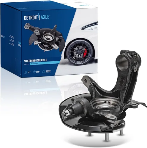 Miniatura 77 de Detroit Axle - Nudos de dirección delanteros de 2.5L de 2 piezas para Toyota 12-17 Camry, 2 nudos de dirección y conjunto de rodamiento de rueda