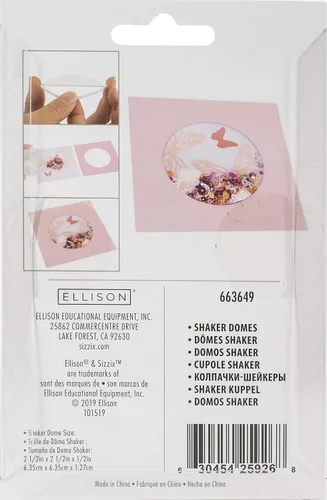 Miniatura 3 de Sizzix Cúpulas cocteleras, círculo, 2.5 in, paquete de 6 / 2.5 pulgadas