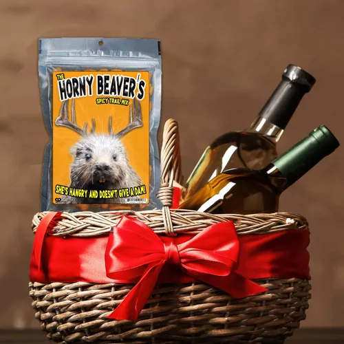 Miniatura 5 de Horny Beaver Trail Mix – Divertido regalo de broma para mujeres – Regalos temáticos de castor – Regalos de broma para hermana – Ideas de regalo