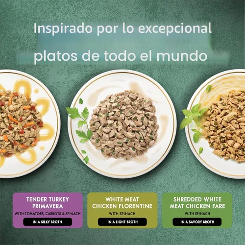 Miniatura 3 de Purina Fancy Feast Medleys Colección de pollo, comida húmeda para gatos, paquete de variedad - (Paquete de 30) latas de 3oz