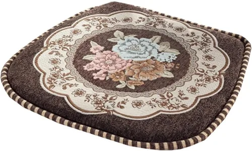 Miniatura 15 de EORNOW Juego de cojines para silla de comedor con lazos, juego de 1/2/4, almohadillas antideslizantes para silla de comedor con funda extraíble