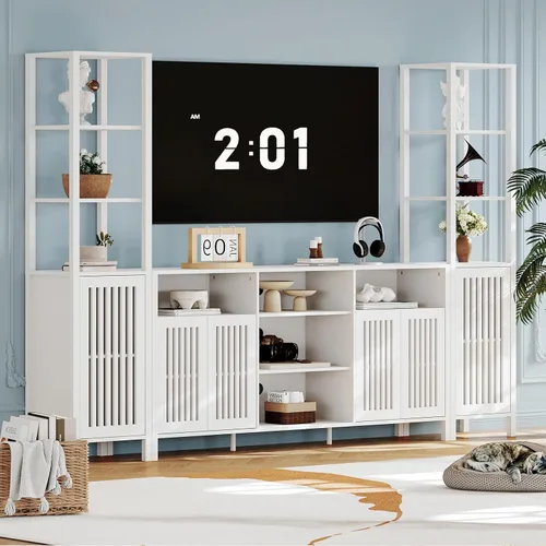 Miniatura 9 de IDEALHOUSE Moderno soporte de TV para televisores de hasta 70 pulgadas, soportes de televisión, consolas de TV, consolas multimedia para sala