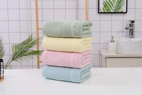 Miniatura 2 de Aibaser Toallas de baño, 27 x 54 pulgadas, naturales, ultra absorbentes, para baño, viajes, gimnasio, ducha y spa (juego de 6 piezas) (azul)