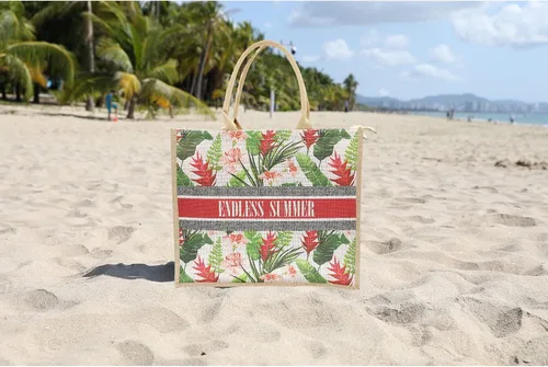 Miniatura 106 de Bolso grande de paja para mujer, tejido de ratán, bolso de playa de verano, a rayas
