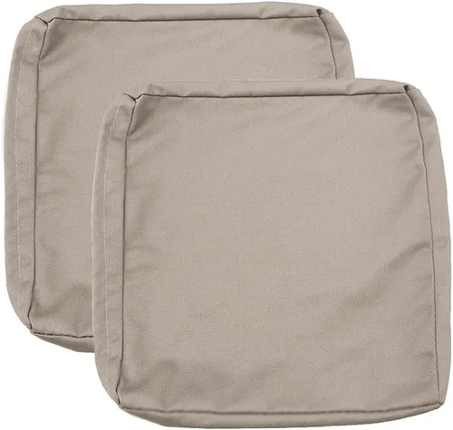 Miniatura 34 de Sqodok - Fundas para cojines de patio de 18 x 18, fundas impermeables para cojines de exterior de repuesto, 2 unidades, fundas para asientos