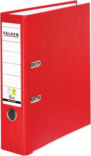 Miniatura 33 de Archivos de plástico originales Falken PP-Color. Fabricado en Alemania. Carpeta de anillos DIN A4 de 2.0 in de color pastel Aqua Carpeta de archivos