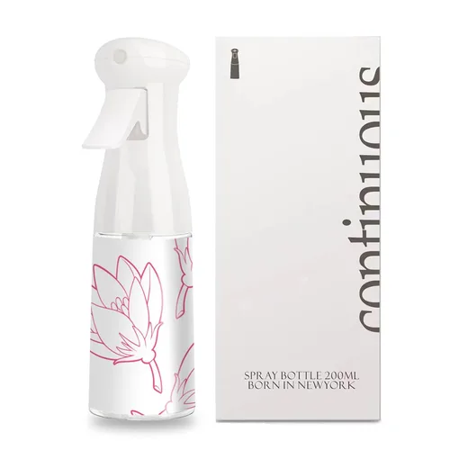 Miniatura 9 de Botella de spray para el cabello, espray vacío continuo para peinado, limpieza, plantas, nebulización y cuidado de la piel Verde