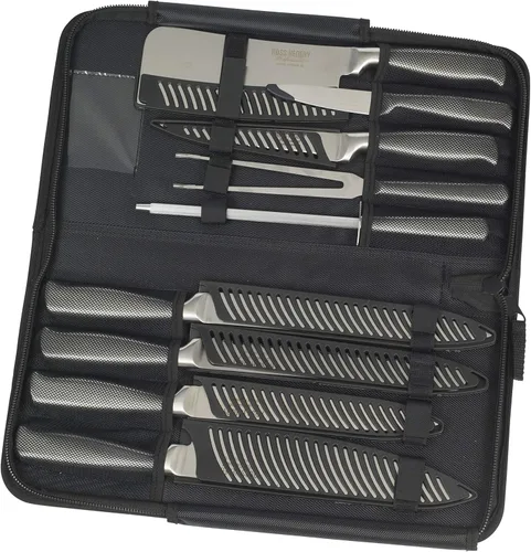 Miniatura 3 de Eclipse juego de 9 piezas de cuchillos para chef principiante de acero inoxidable de primera calidad.