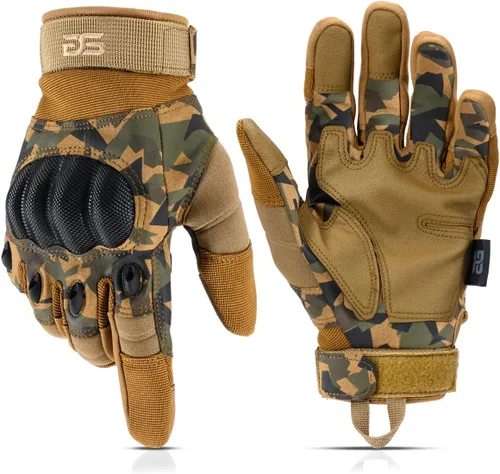 Miniatura 14 de Glove Station Guantes tácticos para hombre – Equipo de utilidad para pantalla táctil con protección dura de nudillos utilizados en motocicleta