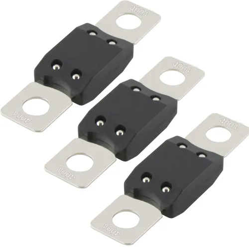 Miniatura 9 de MEGA AMG Fusibles de Alta Corriente 3Pcs, 125Amp Montaje por Perno de Alta Protección para Vehículos de Coche, Camiones, Autobuses, Caravanas (125A)