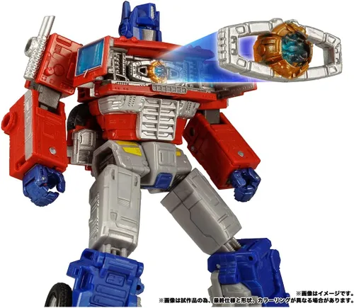 Miniatura 4 de Transformers Kingdom Series KD-19 Optimus Prime con remolque