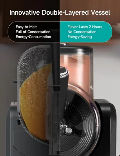 Miniatura 12 de HiCOZY Máquina de Granizados F3 y Máquina de Helados Suaves, Sin Necesidad de Hielo, Autolimpiante, 5 Configuraciones Preestablecidas para Helados