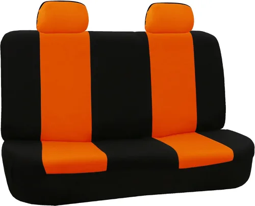 Miniatura 9 de FH Group - Juego de fundas de asientos para automóvil, de tela beige, para SUV, sedán y camioneta, para asientos de respaldo bajo con reposacabezas