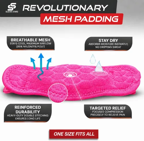 Miniatura 5 de Sleeve Stars - Codera de tenis para mujer, correa de codo de tenis ajustable, codera de codo de golfista para hombres, soporte de contrafuerza