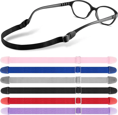 Miniatura 11 de Lvvfit Correa elástica ajustable para gafas para niños, correa deportiva para lentes de deporte, para niños pequeños, niños y niñas