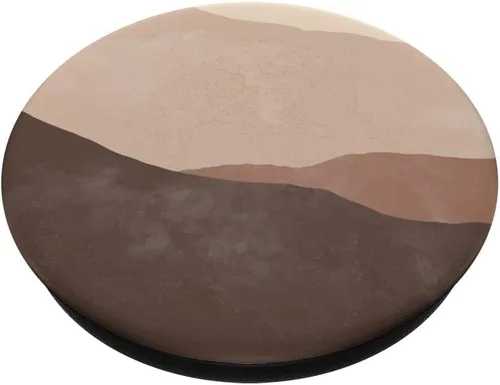 Miniatura 2 de Boho Desert Brown Moon PopSockets PopGrip intercambiable