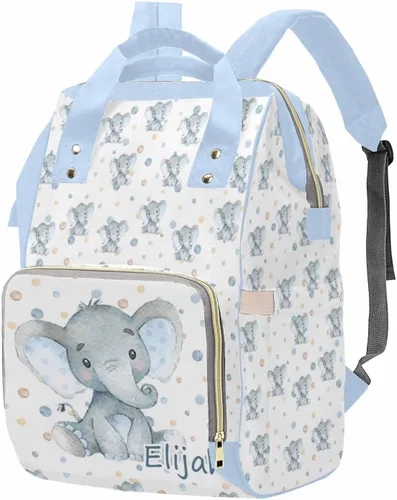 Miniatura 43 de M YESCUSTOM Bolsa de pañales personalizada con nombre para mamá, mujer, esposa, mochila personalizada, 0625-12, Mochilas Daypack