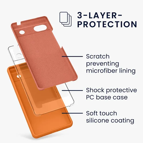 Miniatura 62 de kwmobile Funda Compatible con Google Pixel 6 Pro - Funda de teléfono de silicona TPU con acabado suave - Azul Arrecife