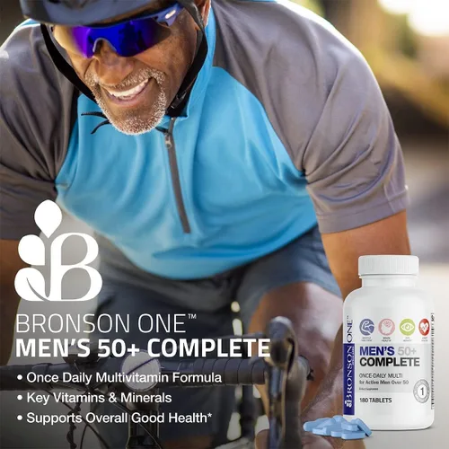 Miniatura 3 de Bronson ONE Daily Multivitamínico Completo Multimineral para Hombres 50+, 360 Tabletas