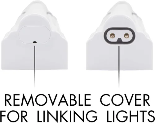 Miniatura 2 de Maxxima Luz LED enlazable de 12 pulgadas para debajo del gabinete, 600 lúmenes, blanco cálido 3000 K, blanco, interruptor de encendido/apagado