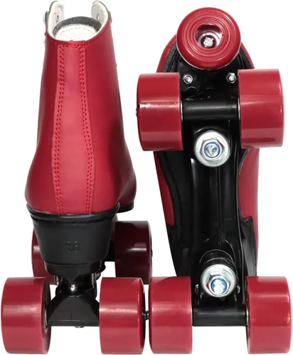 Miniatura 3 de Wiwiy Patines de Rodillo para Mujeres y Hombres - Cuatro Patines de Cuatro Ruedas Brillantes Ajustables