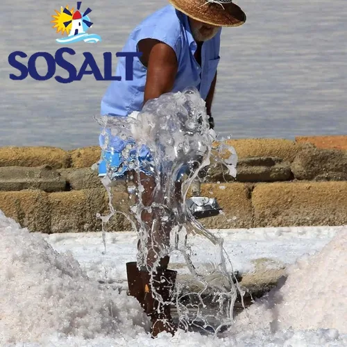 Miniatura 3 de SoSalt Dal Mare Di Trapani, Sal marina fina de Sicilia, cubo de servicio de alimentos, (11.0 lbs) 11 libras, todo natural, sal marina mediterránea a