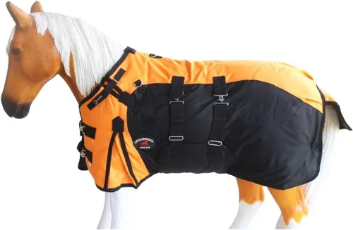 Miniatura 17 de Manta de invierno de 36" 1200D para potro, poni, caballo pequeño, asno recién destetado Teal 51945