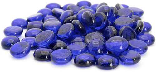 Miniatura 11 de Royal Imports Piedras de mármol plano de vidrio, rocas para mesa de fiesta, decoración de centros de mesa de boda, guijarros de acuario, gemas