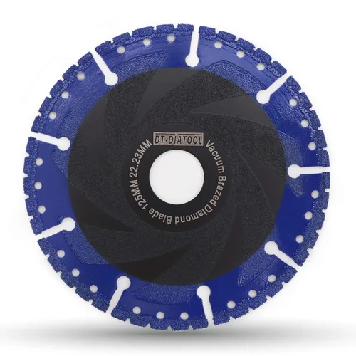 Miniatura 8 de DT-DIATOOL Hoja de sierra de diamante de disco de corte de metal, diámetro de 4.5 pulgadas, rueda de corte de diamante multiusos para tubería
