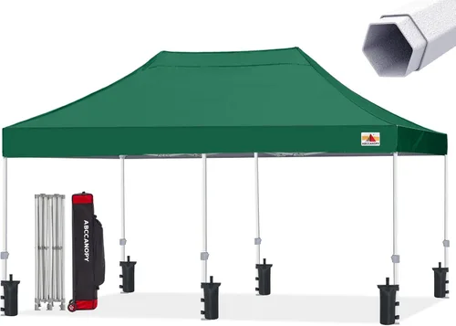 Miniatura 51 de ABCCANOPY Tienda de campaña con toldo emergente comercial 10x10 Serie Premium, Beige