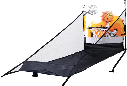 Miniatura 7 de Juego de mesa de juego 5 en 1 para el hogar, sala de juegos, amigos y familia, con billar, hockey de empuje, futbolín, ping pong y baloncesto, negro