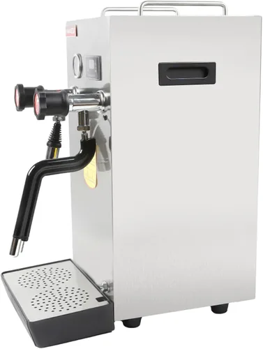 Miniatura 6 de Espumador y vaporizador de leche comercial, 8L/270 oz de gran capacidad, 110V 2500W Máquina de espuma de leche eléctrica Máquina de ebullición