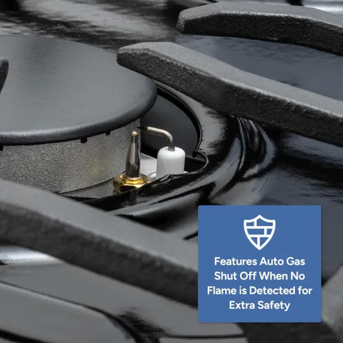 Miniatura 5 de RecPro - Estufa de gas integrada para RV 2 quemadores o 3 quemadores Estufa de cocina para RV Quemadores de 6,500 y 8,000 BTU Funda incluida