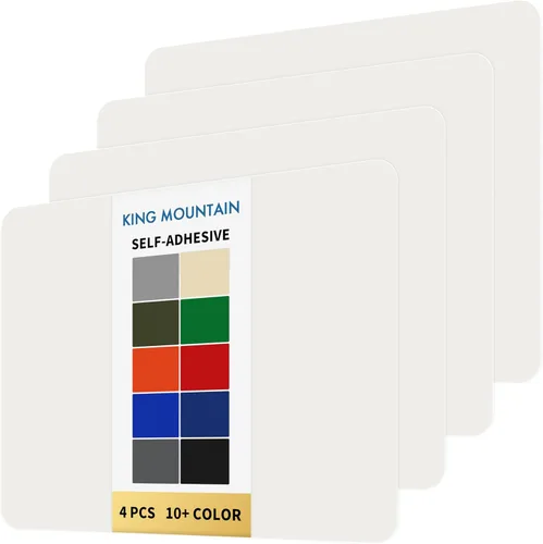 Miniatura 25 de KING MOUNTAIN Parche de reparación de lona de 9 x 11 pulgadas, 2 piezas, parche de tela impermeable autoadhesivo para sofás, tiendas de campaña