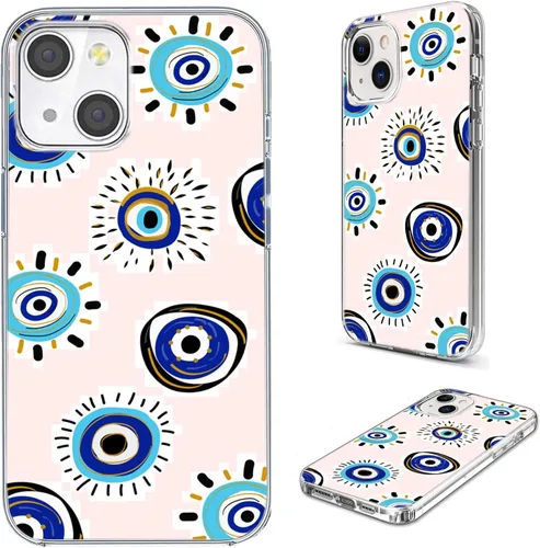 Miniatura 41 de Funda protectora completa a prueba de golpes, delgada, suave, TPU transparente, para iPhone 14/13 6.1, diseño de animales de dibujos animados