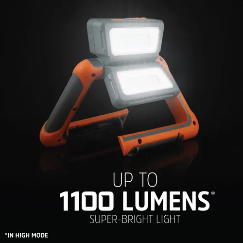 Miniatura 4 de Energizer Linterna LED recargable, luz de trabajo brillante de varios paneles, linterna de campamento resistente al agua, cable de carga micro USB