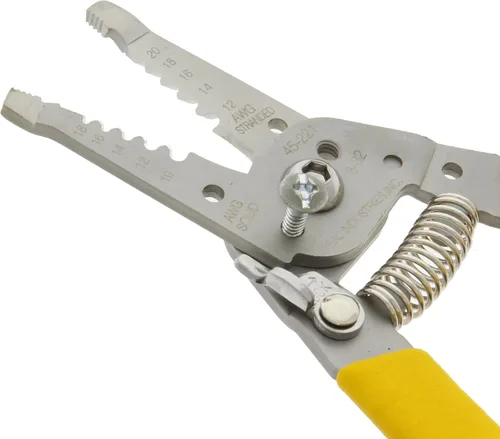 Miniatura 7 de IDEAL Electrical 45-221 Reflex Super T-Stripper pelacables, acero inoxidable, 8-16 AWG sólido, 10-18 AWG trenzado