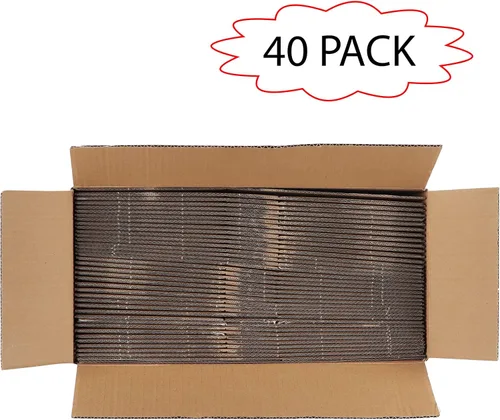 Miniatura 7 de Calenzana Juego de 40 Cajas de Envío 8x6x6, Caja de Cartón Corrugado Blanco para Envío, Embalaje de Regalos, Pequeña Empresa