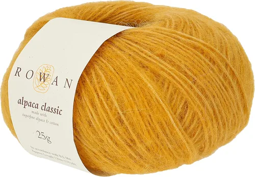 Miniatura 3 de Rowan Alpaca Classic - Ovillo de lana de 131 yardas, 0.88 oz (114 - Golden Girl)