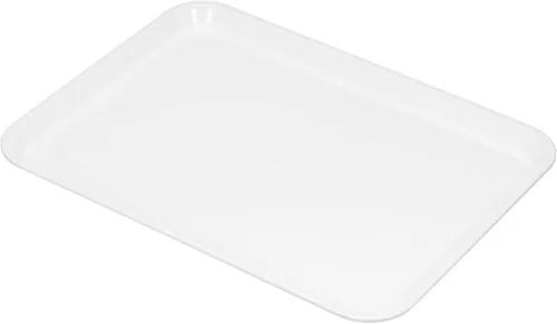 Miniatura 15 de PATIKIL Bandeja de comida rápida de 12 x 8 pulgadas, bandeja rectangular reutilizable reciclable multiusos para restaurante, cocina en casa