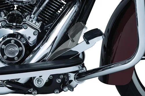 Miniatura 4 de Kuryakyn 9673 Pedal de freno extendido negro brillante con carenados inferiores: motocicletas Harley-Davidson Touring y Trike 2014-19