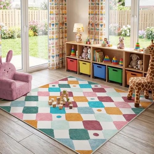 Miniatura 78 de jinchan Alfombra a rayas de 2 x 3 para entrada, alfombra de cocina, tapete pequeño, antideslizante, ligero, de bajo perfil, decoración para entrada