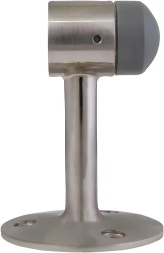 Miniatura 3 de Design House 189290-SN - Protector de pared para puerta con punta de goma, tapón de puerta de aluminio de níquel satinado, paquete de 2