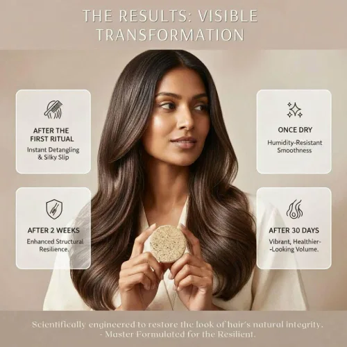 Miniatura 5 de Nature Skin Shop Barra de champú Amla, fórmula ayurvédica para el crecimiento y la fuerza del cabello, con Shikakai para un cabello más completo