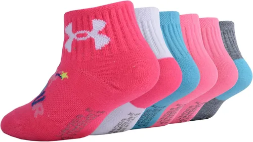 Miniatura 4 de Under Armour Paquete múltiple de calcetines para niña