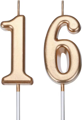 Miniatura 12 de Velas para pastel de cumpleaños número 11, velas con números de pastel, velas de feliz cumpleaños, decoración de adorno para pastel de cumpleaños